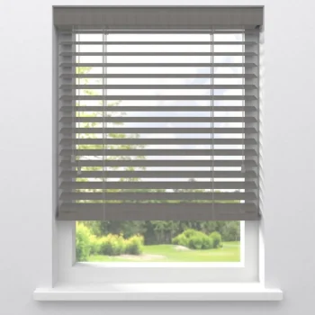 New Kwantum Houtlook Jaloezie Faber Grijs 50mm