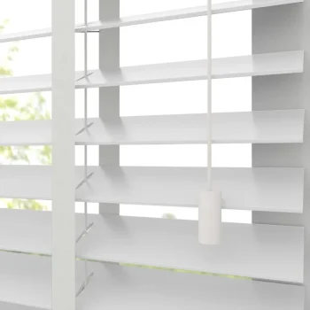 New Kwantum Houtlook Jaloezie Floris Wit 50mm