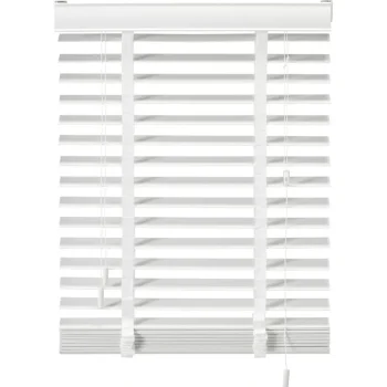 Fashion Kwantum Houtlook Jaloezie Ravi Wit 50mm 120x175 Cm 120X175CM