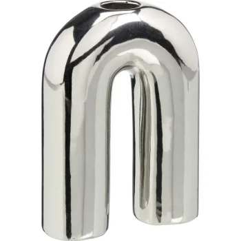 Clearance Kwantum Kandelaar Bergen Zilver 13 Cm 013CM