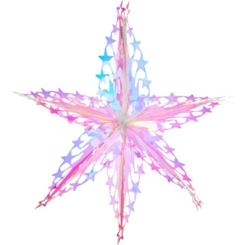 Online Kwantum Kerstdecoratie Holo Ster ⌀40 Cm 40 Cm 040CM