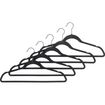 Best Kwantum Kledinghanger Velvet Zwart