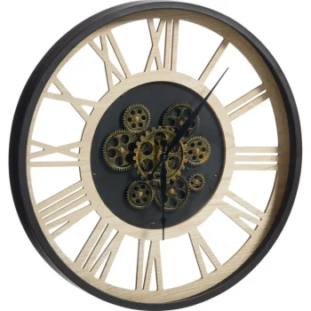 Outlet Kwantum Klok Toulon Zwart Goud