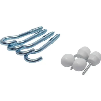 Fashion Kwantum Knop/Haak Spiraal Wit