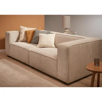 Sale Kwantum Kussen Rib Oker 45x45 Cm 045X045CM