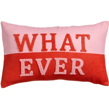 Hot Kwantum Kussen Whatever Roze 30x50 Cm