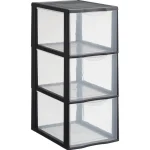 Online Kwantum Ladekast 3 Lades Hoog Zwart