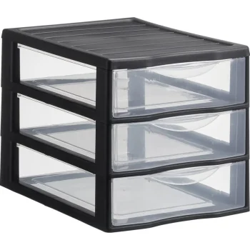 Discount Kwantum Ladekast 3 Lades Zwart