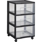 Online Kwantum Ladekast Op Wielen Zwart XL