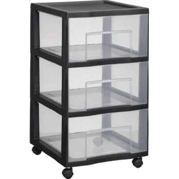 Online Kwantum Ladekast Op Wielen Zwart XL