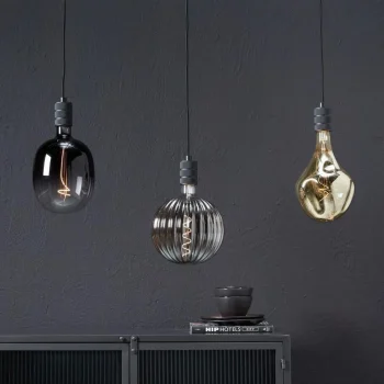 Hot Kwantum LED Lamp 16,5x28 Cm Champagne E27 Dimbaar