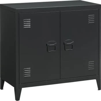 Hot Kwantum Lockerkast Leipzig 2-Deurs Zwart