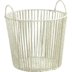 Outlet Kwantum Mand Pila Off-White ø35 Cm Wit