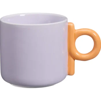 Online Kwantum Mok Met Oor Shapes Lila- 300ml Oranje