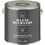 Fashion Kwantum Muurverf Mat Zwart 2.5 L 2.5L