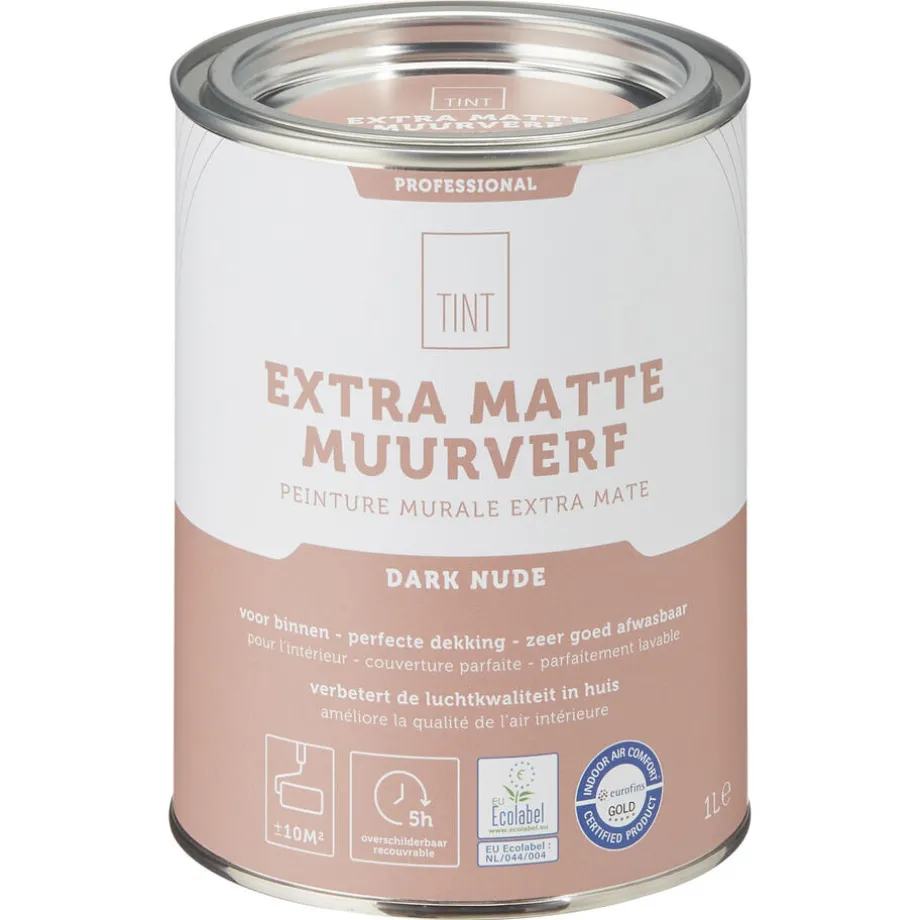 muurverf-professional-dark-nud-IjQCTUiC-0.webp Discount Kwantum Muurverf Professional Dark Nude 1 L 1L