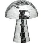 Outlet Kwantum Object Paddenstoel Disco Zilver - 20x20x24 Cm