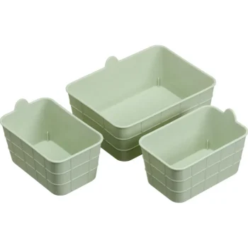 Outlet Kwantum Opbermand Mini - 3 Stuks Groen