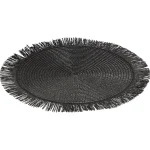 Sale Kwantum Placemat Rond Zwart