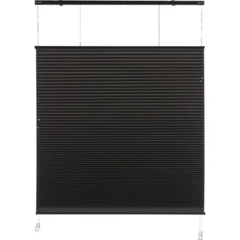 Best Kwantum Plisségordijn Dae Zwart 80x175 Cm 080X175CM