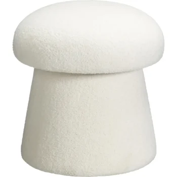 Outlet Kwantum Poef Paciano Off-White