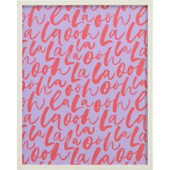 Discount Kwantum Poster Oh La La Lila