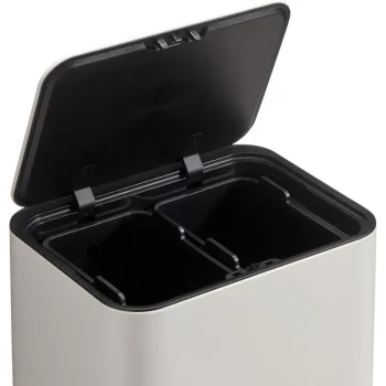 Discount Kwantum Prullenbak Op Pootjes 2X 12,5 Liter Beige