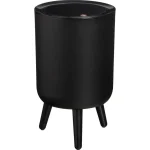 Outlet Kwantum Prullenbak Pootjes 7 Liter Zwart