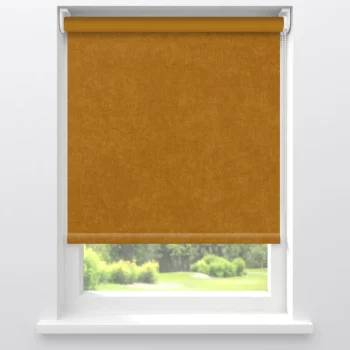 Outlet Kwantum Rolgordijn Gus Deels Verduisterend Oker
