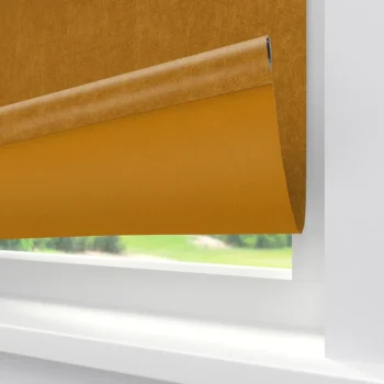 Outlet Kwantum Rolgordijn Gus Deels Verduisterend Oker