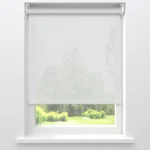 Clearance Kwantum Rolgordijn Screen Vinz Wit