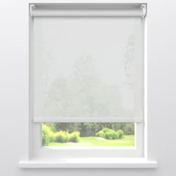 Clearance Kwantum Rolgordijn Screen Vinz Wit