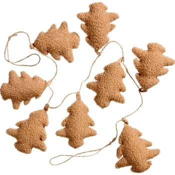 Outlet Kwantum Slinger Teddy Kerstboom Bruin 133 Cm