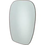 Clearance Kwantum Spiegel Mura Retro Bruin - 35x22 Cm 035X022CM