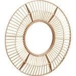 New Kwantum Spiegel Rattan Bruin