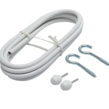 Outlet Kwantum Spiraal/Knop/Haak Wit 250 Cm