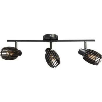 Sale Kwantum Spot Apulu Zwart 3-lichts 03-lichts
