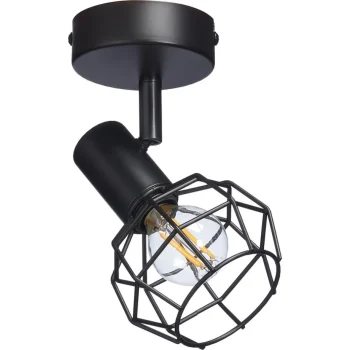 Discount Kwantum Spot Deva Zwart - 1-lichts