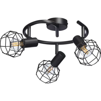 Sale Kwantum Spot Deva Zwart - 3-lichts