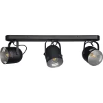 Fashion Kwantum Spot Secna Zwart - 3-Lichts