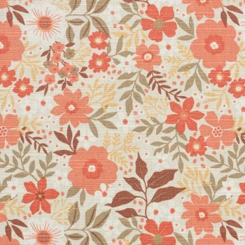 Clearance Kwantum Stof Claudia Rood