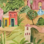 Best Kwantum Stof Iris Multicolor