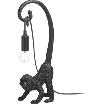 Outlet Kwantum Tafellamp Aap Zwart