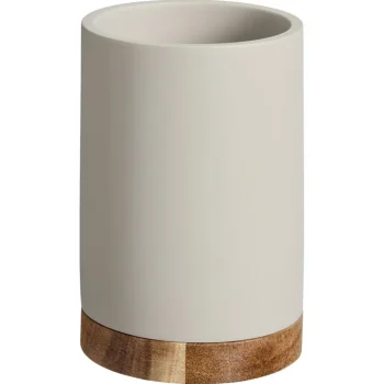 Clearance Kwantum Tandenborstelhouder Acacia Lichtgrijs