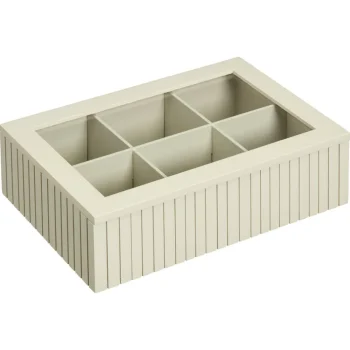 Online Kwantum Theedoos Latjes Off-White Offwhite