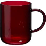 Best Kwantum Theeglas Solid Retro Rood - 450 Ml