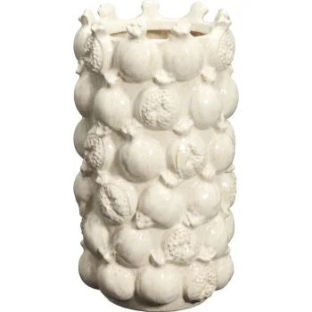 Best Kwantum Vaas Granaatappel Off-White - 16x28,5 Cm 16x28 Cm