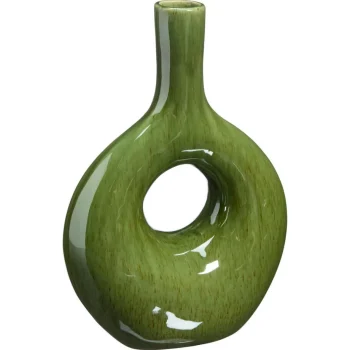 Fashion Kwantum Vaas Retro Groen - 18x25 Cm