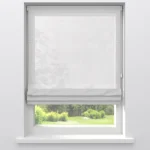 Fashion Kwantum Vitrage Violet Wit 215 Cm 215CM