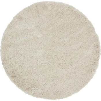 Discount Kwantum Vloerkleed Cailou Wit ø 180 Cm